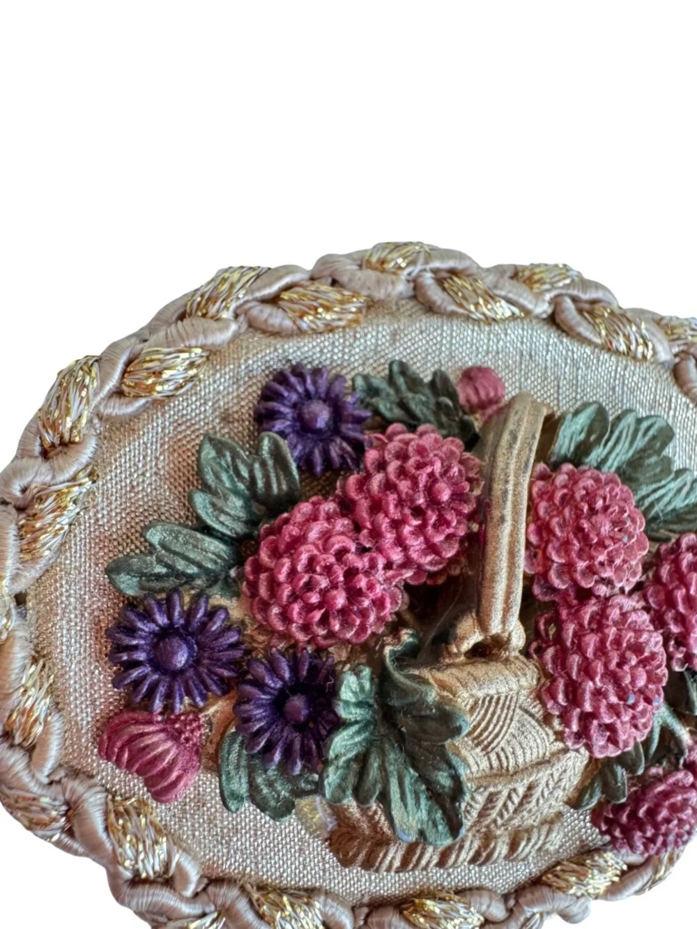 Vintage flower basket